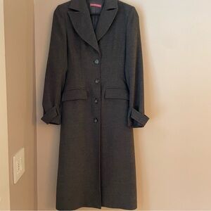 FRANCESCA FERRANTE ITALY  gray long coat